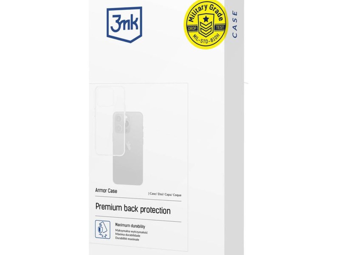 Funda protectora 3mk Armor para Xiaomi Redmi Note 14 Pro - transparente