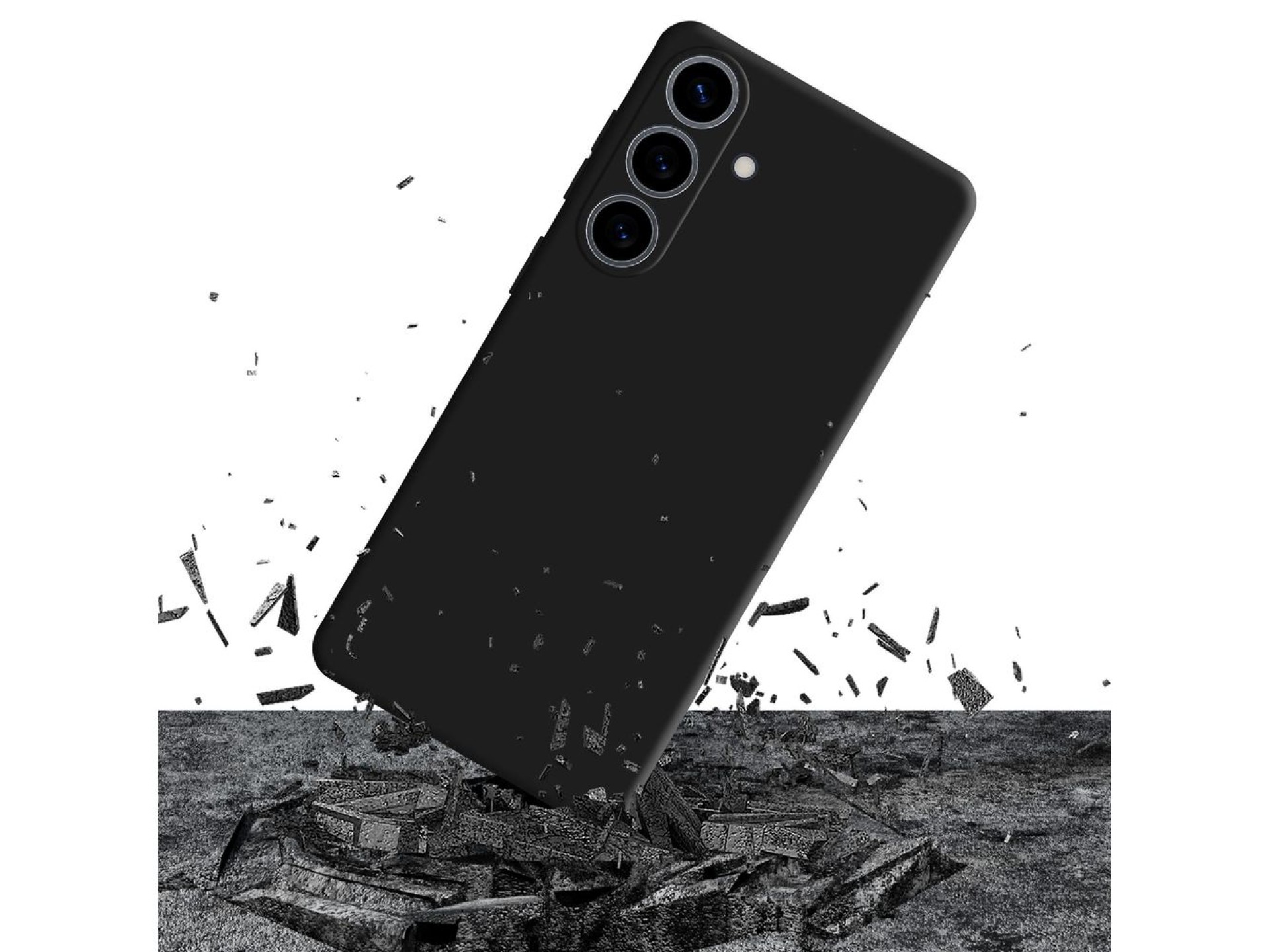3mk Matt Case Pro for Samsung Galaxy S26+ - matte black