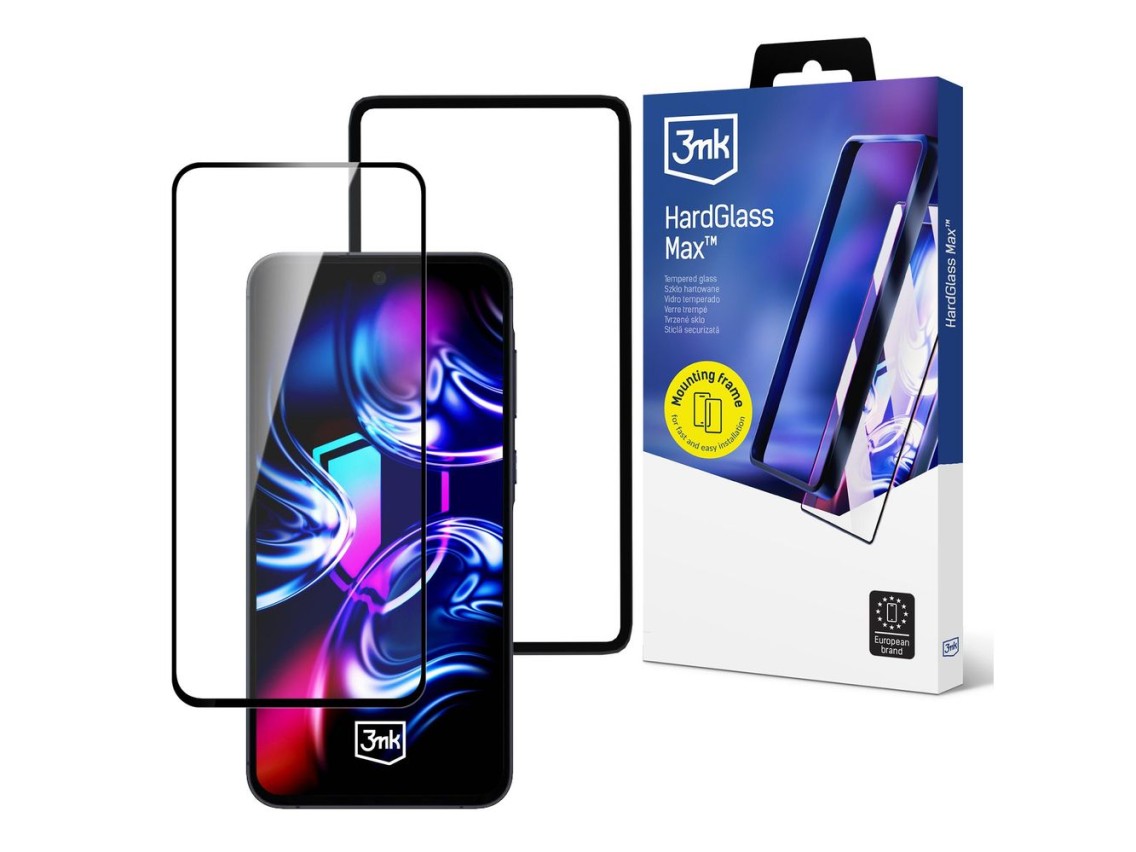 Pel�cula de vidro temperado 3mk Hardglass Max para Samsung Galaxy A35 / A55 5G