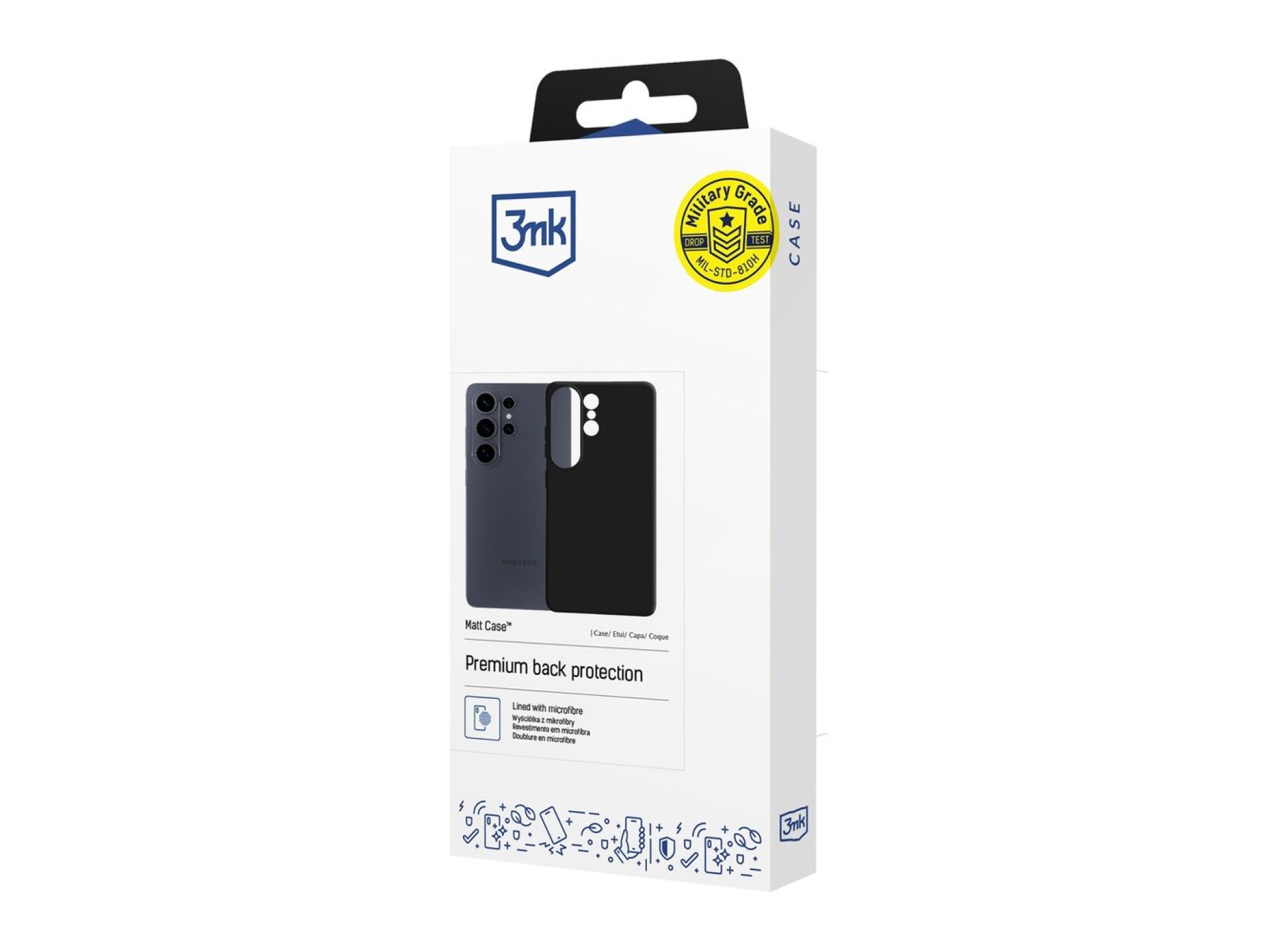 3mk Matt Case for Samsung Galaxy S26 Ultra - Matte Black