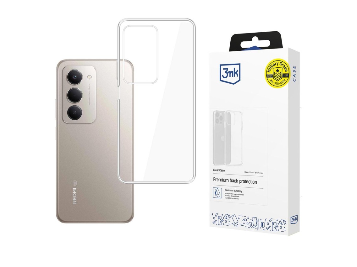 3mk Clear Case for Xiaomi Redmi 15 5G - transparent