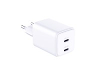 3mk Hyper Charger PD 45W QC4+ PPS 2C Super-Fast Charge 2.0 Wall Charger - White 3mk Hyper Charger PD 45W QC4+ PPS 2C Super-Fast Charge 2.0 Wall Charger - White