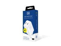 3mk Hyper Charger PD 45W QC4+ PPS 2C Super-Fast Charge 2.0 Wall Charger - White 3mk Hyper Charger PD 45W QC4+ PPS 2C Super-Fast Charge 2.0 Wall Charger - White