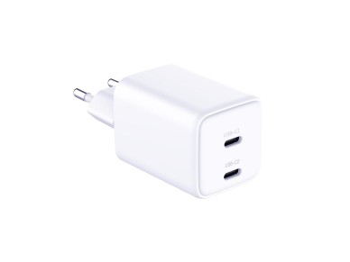 3mk Hyper Charger PD 45W QC4+ PPS 2C Super-Fast Charge 2.0 Wall Charger - White