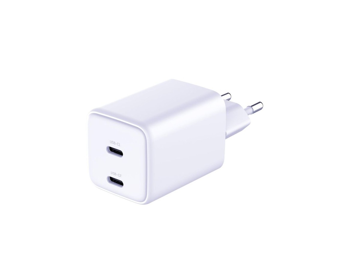 3mk Hyper Charger PD 45W QC4+ PPS 2C Super-Fast Charge 2.0 Wall Charger - White