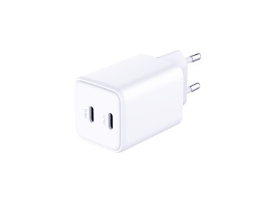 3mk Hyper Charger PD 45W QC4+ PPS 2C Super-Fast Charge 2.0 Wall Charger - White