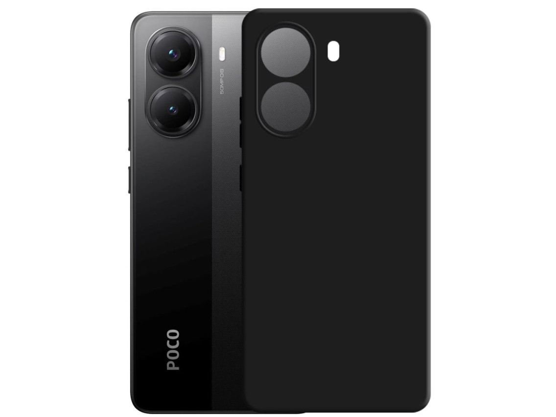 Capa 3mk Matt Case Pro para Xiaomi Poco X7 Pro 5G - Preto Fosco