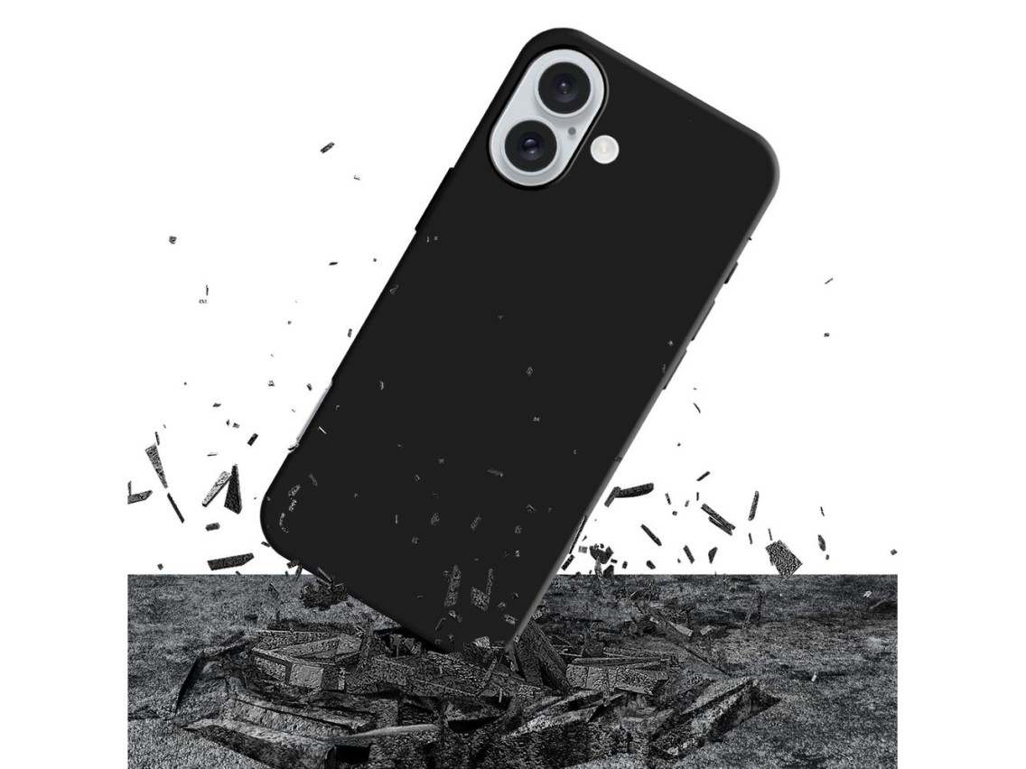 Capa 3mk Matt Pro para Apple iPhone 16 Plus - Preta
