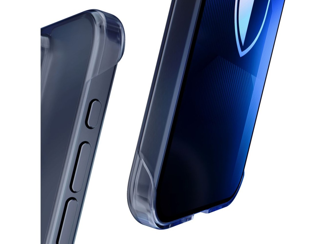 Capa fosca 3mk Just20g para Samsung Galaxy S25+ - Preto Fosco