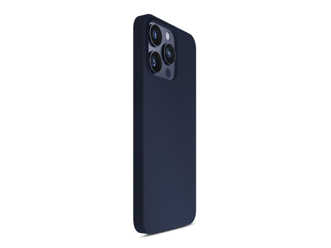 Funda de silicona 3mk para iPhone 16 Pro - Azul marino