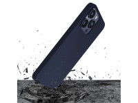Funda de silicona 3mk para iPhone 16 Pro - Azul marino Funda de silicona 3mk para iPhone 16 Pro - Azul marino