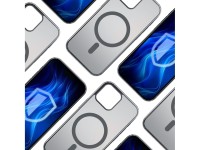Funda 3mk Frosty MagCase para iPhone 12 Pro Max - Negra Funda 3mk Frosty MagCase para iPhone 12 Pro Max - Negra