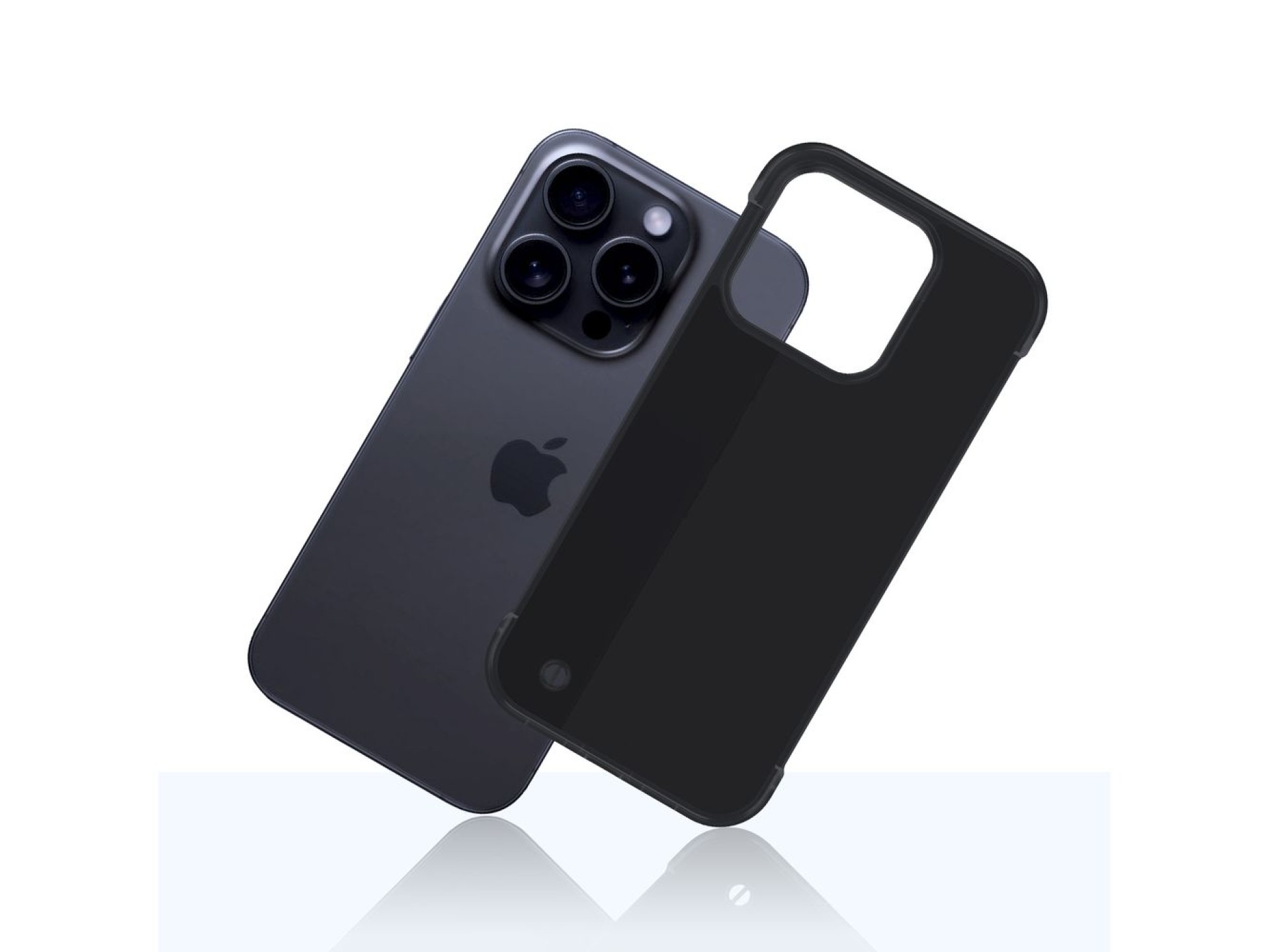 Funda mate 3mk Just20g para Apple iPhone 14 Pro Max - Negro mate