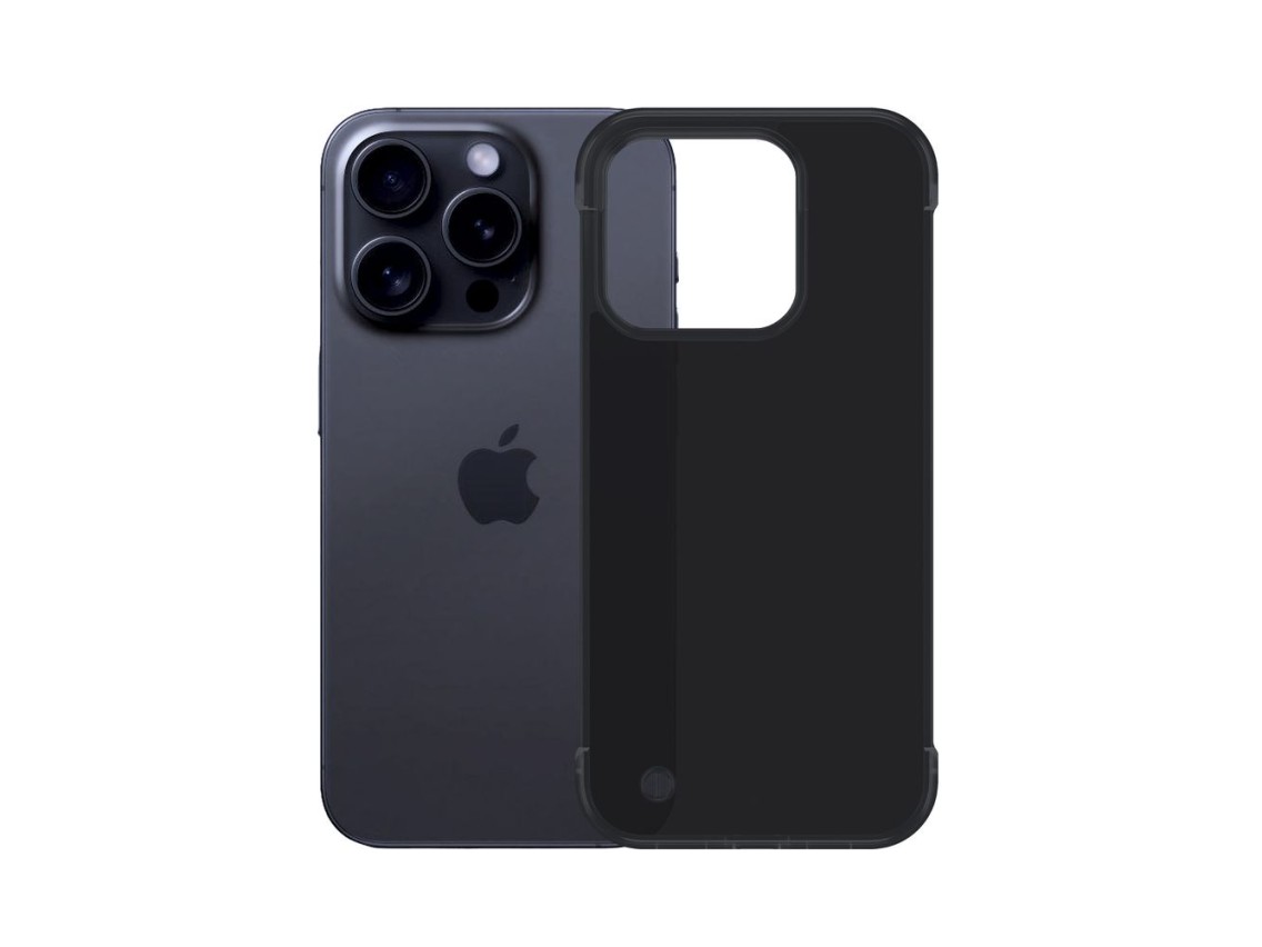 Funda mate 3mk Just20g para Apple iPhone 14 Pro Max - Negro mate