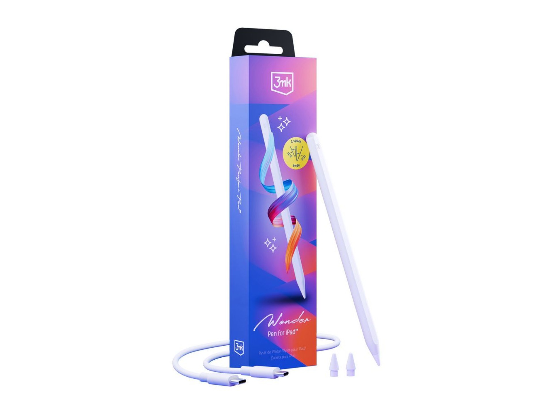 Lápiz óptico activo para iPad 3mk Wonder Pen™