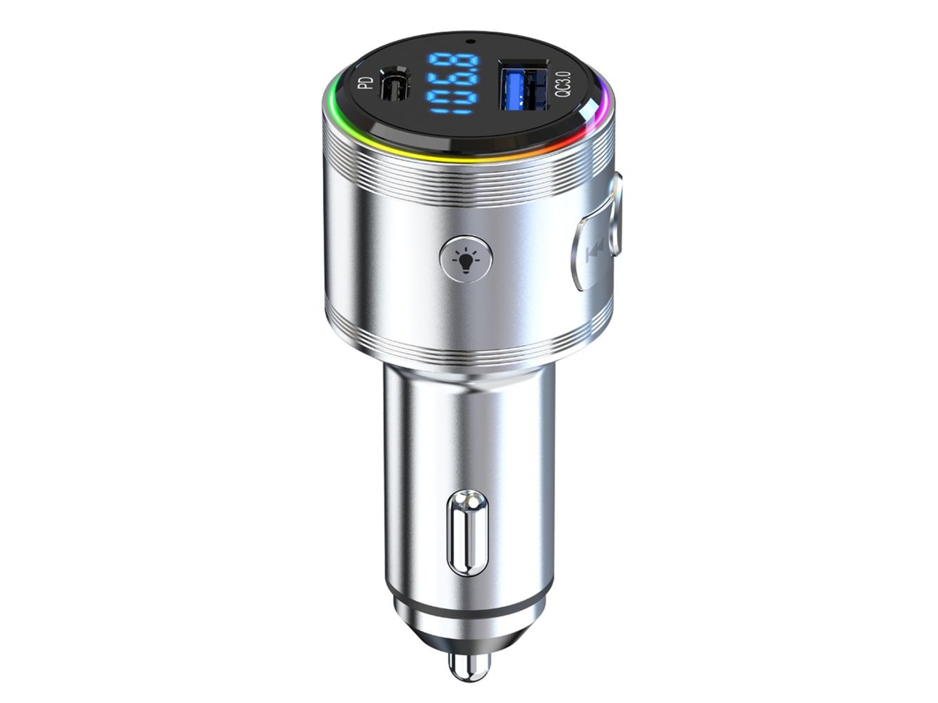 Transmisor 3 en 1 48W QC PD PPS USB-C USB-A 3mk Hyper Car Power Transmitter