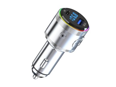Transmisor 3 en 1 48W QC PD PPS USB-C USB-A 3mk Hyper Car Power Transmitter