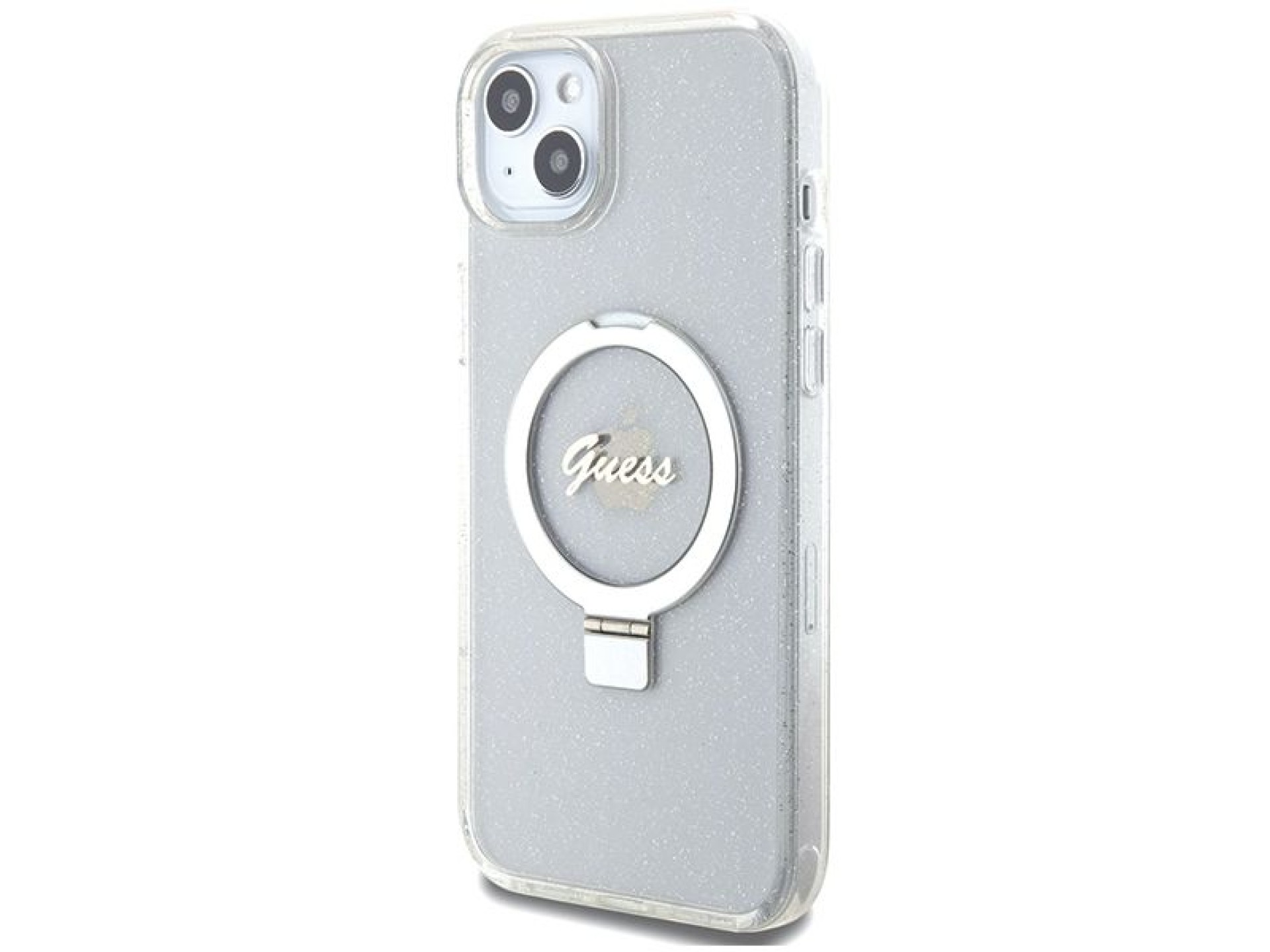 Capa rígida transparente Guess GUHMP15MHRSGSD para iPhone 15 Plus / 14 Plus de 6,7