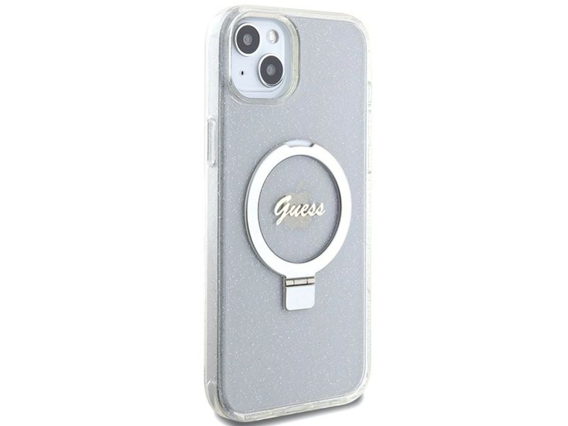 Capa rígida transparente Guess GUHMP15MHRSGSD para iPhone 15 Plus / 14 Plus de 6,7