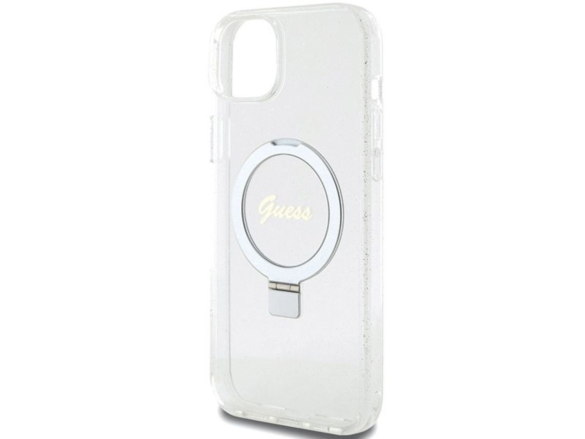 Capa rígida transparente Guess GUHMP15MHRSGSD para iPhone 15 Plus / 14 Plus de 6,7