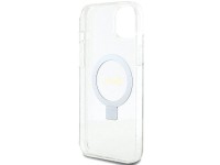 Capa rígida transparente Guess GUHMP15MHRSGSD para iPhone 15 Plus / 14 Plus de 6,7" com suporte de a Capa rígida transparente Guess GUHMP15MHRSGSD para iPhone 15 Plus / 14 Plus de 6,7" com suporte de a