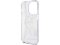 Guess Ring Stand Script Glitter MagSafe case for iPhone 15 Pro - transparent Guess Ring Stand Script Glitter MagSafe case for iPhone 15 Pro - transparent