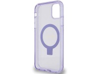 Capa MagSafe Guess Ring Stand Script Glitter para iPhone 11 / Xr - roxa Capa MagSafe Guess Ring Stand Script Glitter para iPhone 11 / Xr - roxa