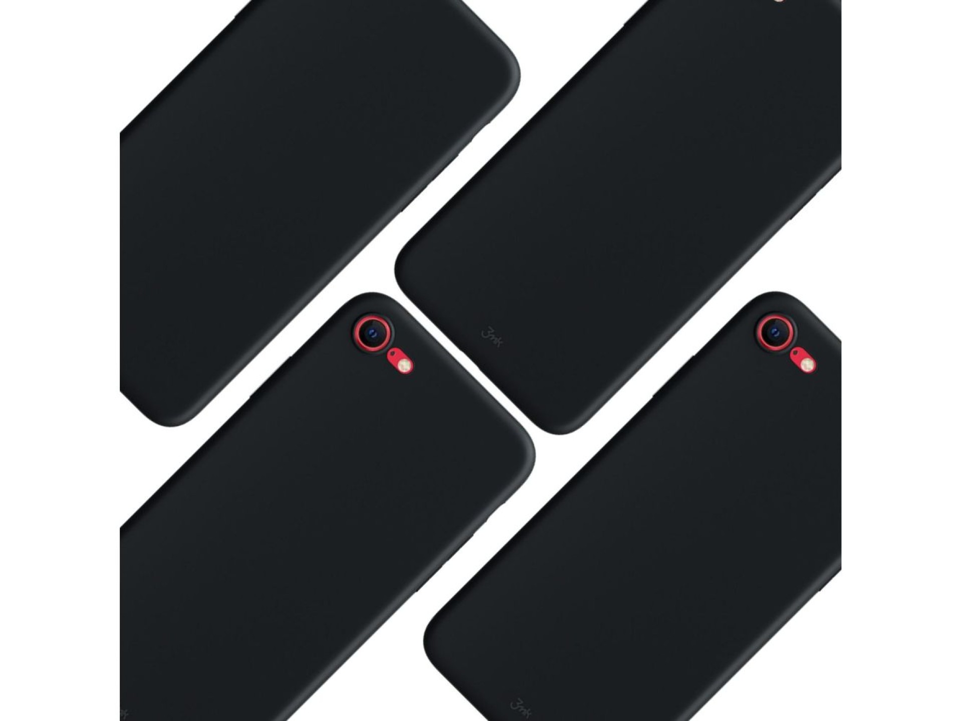 Funda 3mk Matt Case Pro para Apple iPhone SE 2022 - negro mate