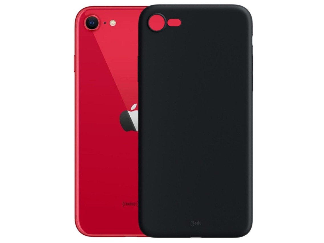 Funda 3mk Matt Case Pro para Apple iPhone SE 2022 - negro mate