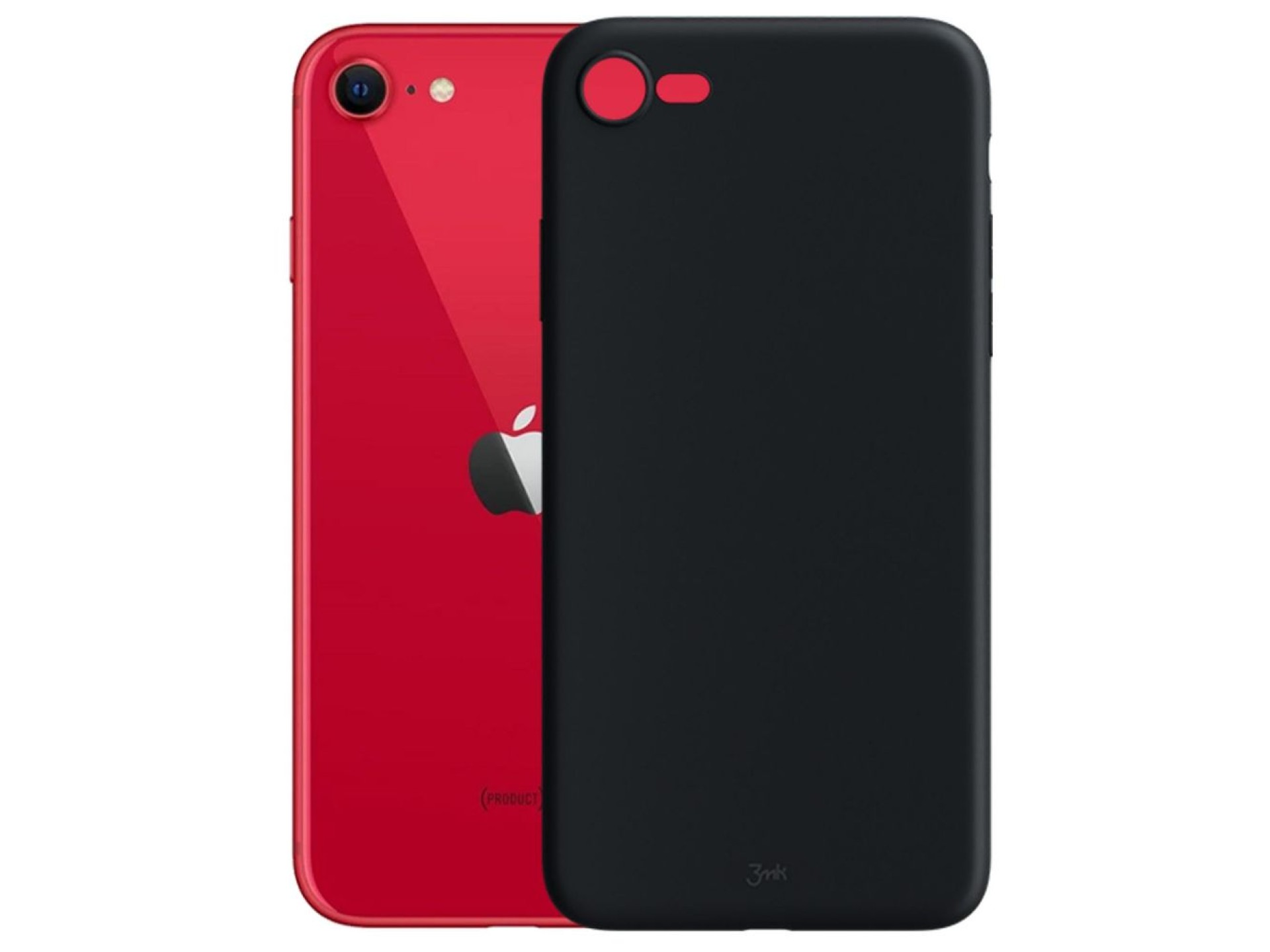 Funda 3mk Matt Case Pro para Apple iPhone SE 2022 - negro mate