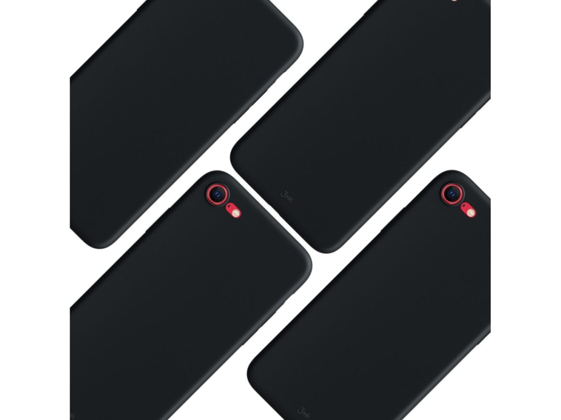 Funda 3mk Matt Case Pro para Apple iPhone SE 2022 - negro mate