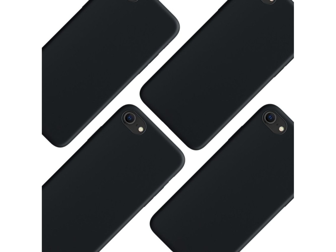 Funda mate 3mk Pro para iPhone SE 2020 - Negra