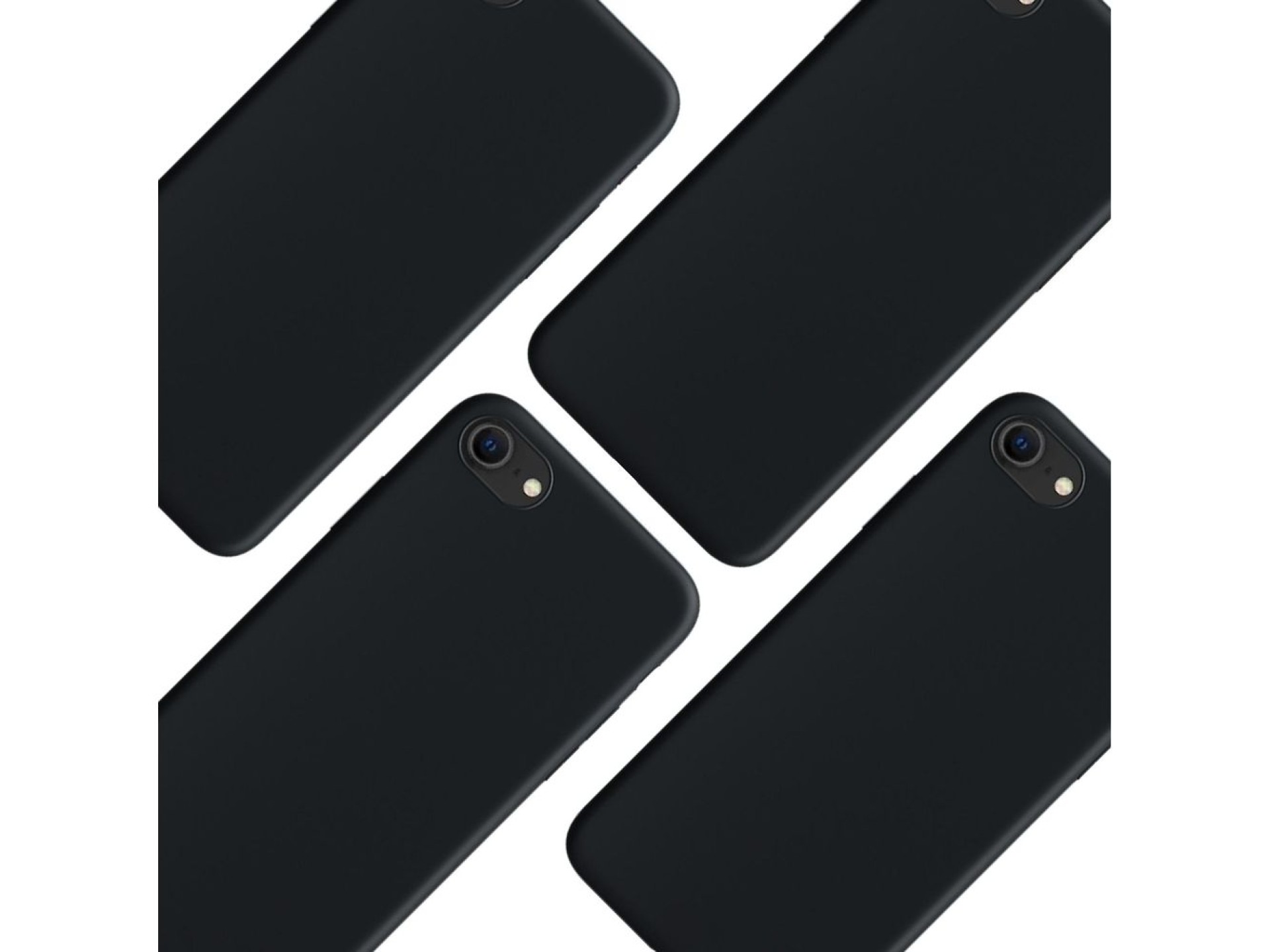 Funda mate 3mk Pro para iPhone SE 2020 - Negra