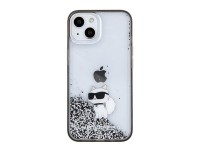 Funda Karl Lagerfeld Liquid Glitter Choupette para iPhone 15 - transparente Funda Karl Lagerfeld Liquid Glitter Choupette para iPhone 15 - transparente