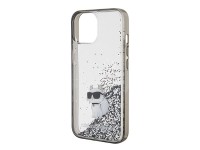 Funda Karl Lagerfeld Liquid Glitter Choupette para iPhone 15 - transparente Funda Karl Lagerfeld Liquid Glitter Choupette para iPhone 15 - transparente