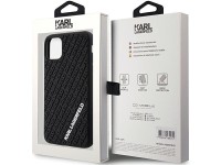 Karl Lagerfeld KLHCN613DMKRLK iPhone 11 / Xr 6.1" negro/negro carcasa rígida 3D de goma con múltiple Karl Lagerfeld KLHCN613DMKRLK iPhone 11 / Xr 6.1" negro/negro carcasa rígida 3D de goma con múltiple