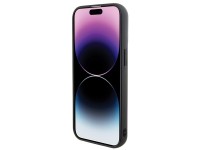 Capa Karl Lagerfeld 3D emborrachada com vários logotipos para iPhone 15 - preta Capa Karl Lagerfeld 3D emborrachada com vários logotipos para iPhone 15 - preta