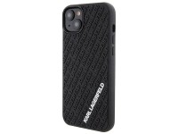 Karl Lagerfeld 3D Rubber Multi Logo case for iPhone 15 Plus - black Karl Lagerfeld 3D Rubber Multi Logo case for iPhone 15 Plus - black