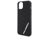 Karl Lagerfeld 3D Rubber Multi Logo case for iPhone 15 Plus - black Karl Lagerfeld 3D Rubber Multi Logo case for iPhone 15 Plus - black