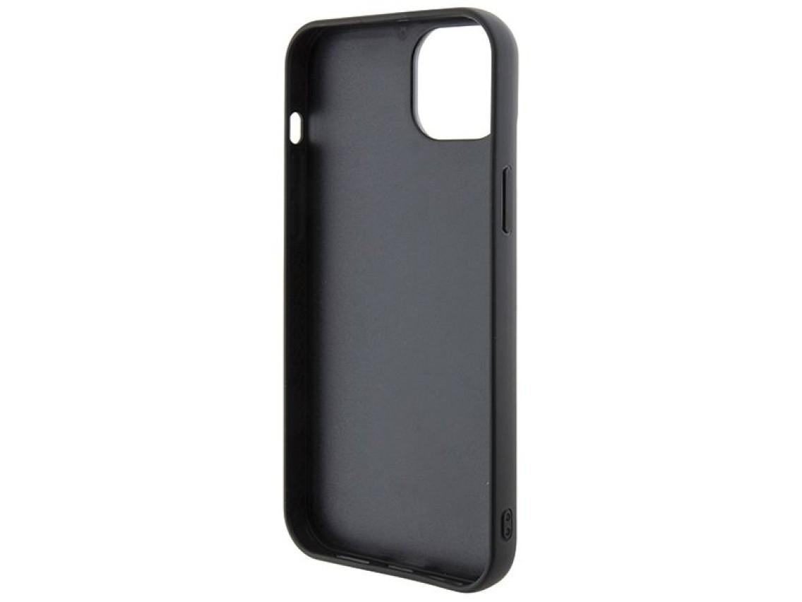 Karl Lagerfeld 3D Rubber Multi Logo case for iPhone 15 Plus - black