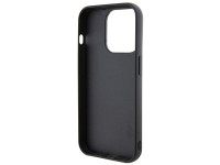 Capa Karl Lagerfeld 3D emborrachada com m�ltiplos logotipos para iPhone 15 Pro - preta