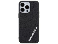 Funda Karl Lagerfeld 3D de goma con múltiples logotipos para iPhone 15 Pro Max - negra Funda Karl Lagerfeld 3D de goma con múltiples logotipos para iPhone 15 Pro Max - negra