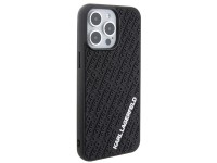 Funda Karl Lagerfeld 3D de goma con múltiples logotipos para iPhone 15 Pro Max - negra Funda Karl Lagerfeld 3D de goma con múltiples logotipos para iPhone 15 Pro Max - negra
