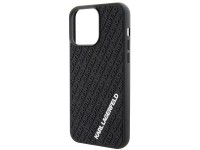 Funda Karl Lagerfeld 3D de goma con múltiples logotipos para iPhone 15 Pro Max - negra Funda Karl Lagerfeld 3D de goma con múltiples logotipos para iPhone 15 Pro Max - negra