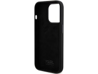 Karl Lagerfeld Silicone Karl&Choupette Head case for iPhone 15 Pro Max - black