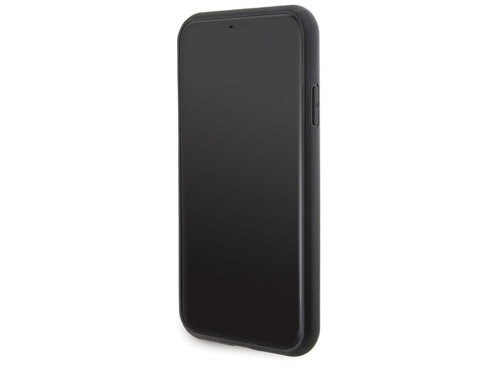 Funda Karl Lagerfeld con estampado acolchado K para iPhone 11 / Xr - negra