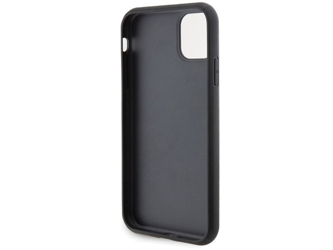 Funda Karl Lagerfeld con estampado acolchado K para iPhone 11 / Xr - negra