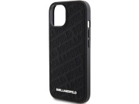 Karl Lagerfeld Quilted K Pattern case for iPhone 15 - black Karl Lagerfeld Quilted K Pattern case for iPhone 15 - black