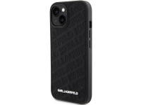 Capa Karl Lagerfeld com padrão K acolchoado para iPhone 15 Plus / 14 Plus - preta Capa Karl Lagerfeld com padrão K acolchoado para iPhone 15 Plus / 14 Plus - preta