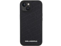 Capa Karl Lagerfeld com padrão K acolchoado para iPhone 15 Plus / 14 Plus - preta Capa Karl Lagerfeld com padrão K acolchoado para iPhone 15 Plus / 14 Plus - preta
